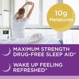  Viên uống hỗ trợ giấc ngủ Nature's Bounty Melatonin Sleep3 Maximum Strength 10mg 30 Tri-Layered Tablets 