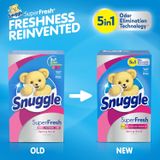  Giấy thơm quần áo Snuggle Fabric Softener Dryer Sheets 5 in 1 Plus - SuperFresh Morning Breeze 200 tờ 