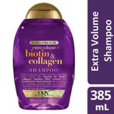  Dầu gội hỗ trợ mọc tóc và phồng tóc OGX Extra Volume Biotin & Collagen B7 Shampoo 13Oz 385ml 