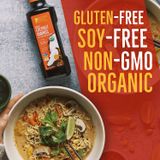  Dầu dừa BetterBody Foods organic coconut aminos soy sauce alternative, gluten free, soy free, non-GMO, kosher, 16.9Oz 500ml 