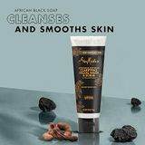  Sữa rửa mặt & tẩy tế bào chết xà phòng đen SheaMoisture African Black Soap Face Wash & Scrub 4Oz 113g 