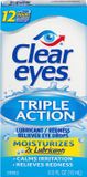  Nhỏ mắt Clear Eyes triple action lubricant/redness relief eye drops 0.5oz 15ml 