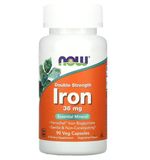  Viên uống bổ sung sắt Now Foods Iron Double Strength 36 mg 90 viên 