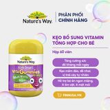  CTY - Kẹo bổ sung Vitamin cho bé Nature's Way Kids Smart Vita Gummies Multivitamin Plus 60 viên 