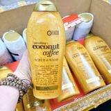  Sữa tắm tẩy TBC OGX Smoothing + Coconut Coffee Exfoliating Body Wash 19.5Oz 577ml 