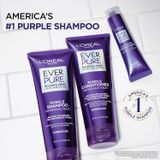  Dầu xả L'Oreal Paris EverPure Sulfate Free Brass Toning Purple 11.05Oz 325ml 