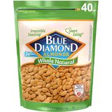  NK - Hạnh nhân nguyên chất Blue Diamond Almonds Whole Natural 40Oz 1.1kg 