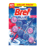  Viên khử mùi bồn cầu Bref Blue Active Flower Toilet Cleaner 50g 