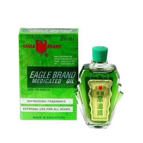  Dầu gió xanh Eagle Brand Medicated Oil 0.8Oz 24ml 