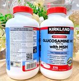  CTY-Viên uống bổ sung xương khớp Kirkland Glucosamine HCI 1500mg with MSM 1500mg 375 viên 