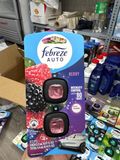  Set 2 nước hoa thơm xe Febreze Car Air Freshener Vent Clips Berry Scent 0.07Oz 2.2ml 