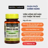  CTY - Viên uống bổ não Mason Natural Ginkgo Biloba 60 viên 