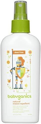  Xịt chống muỗi, côn trùng cắn Babyganics Natural Insect Repellent, 6 Oz 177ml 