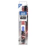  Bàn chải đánh răng bằng pin cho bé từ 3 tuổi trở lên Oral-B Kids Battery Powered Electric Toothbrush Featuring Disney STAR WARS 