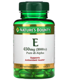  Viên uống bổ sung Nature’s Bounty Vitamin E Pure Dl-Alpha 450 mg (1.000 IU) 60 viên 