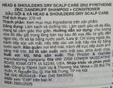  CTY - Dầu gội xả Head & Shoulders Dry Scalp Care 2-in-1 Shampoo + Conditioner 370mL (12.5 FL OZ) 