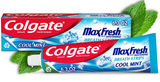  Kem đánh răng Colgate Max Fresh With Whitening Breath Strips Cool Mint 7.3oz 206g 