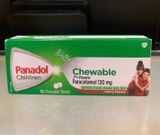 (SALE-T2/26) Viên nhai giảm đau hạ sốt Paradon Children Chewwable Cherry 12 viên 