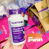  Viên uống bổ sung Natrol Vitamin B12 Fast Dissolve Maximum Strength Strawberry Flavor 5000mcg 100 viên 