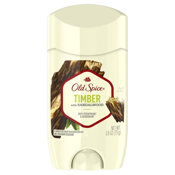 CTY - Sáp khử mùi Old Spice Antiperspirant/Deodorant – Timber with Sandalwood & Cypress Dry-Feel 2.6 Oz 73g