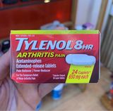  Viên uống hỗ trợ giảm đau hạ sốt Tylenol 8Hr Arthritis Pain Relief Extended-Release Caplets 24 viên 