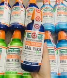  Nước súc miệng TheraBreath Dentist Formulated Healthy Gums Oral Rinse - Clean Mint 16Oz 473ml 