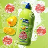  Sữa tắm gội xả cho bé Suave Kids Natural 3-in-1 Shampoo, Conditioner, Body Wash - Watermelon Wonder - 40Oz 1.18l 