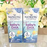  CTY - Siro bổ sung Omega 3, Vitamin D3 phát triển trí não cho bé sơ sinh Nordic Naturals Baby's DHA Liquid with Dropper 1050mg 2Oz 60ml 