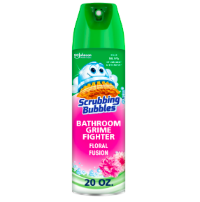  Bình xịt tẩy rửa nhà tắm Scrubbing Bubbles Floral Fusion Bathroom Grime Fighter 567g 20oz 