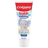  Set bàn chải và kem đánh răng cho bé Colgate My First Baby and Toddler Fluoride Free Toothpaste and Toothbrush 1.75Oz 49.6g 