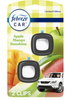  Set 2 nước hoa thơm xe Febreze Car Air Freshener Vent Clips Apple Mango Sunshine Scent 0.14Oz 4.4ml 