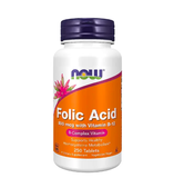  (SALE-T1/26) Viên uống bổ sung Now Folic Acid + B12 800mcg 250 viên 