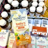  CTY - Vitamin D3 cho trẻ sơ sinh Nordic Naturals Baby's 400IU 10 mcg 0.76Oz 22,5 ml 