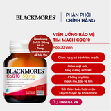  CTY - Viên uống bổ tim mạch Blackmores CoQ10 150mg 30 viên 