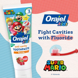  Kem đánh răng Orajel Super Mario Berry 4.2Oz 119g 