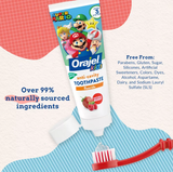  Kem đánh răng Orajel Super Mario Berry 4.2Oz 119g 