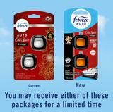  Set 2 nước hoa thơm xe Febreze Luxe Car Air Freshener Old Spice Swagger Scent 0.14Oz 4.4ml 