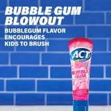  Kem đánh răng cho bé từ 2 tuổi trở lên Act Kids Toothpaste Bubblegum 130g 