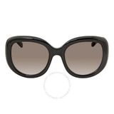  Kính Salvatore Ferragamo Gradient Smoke Oval Ladies Sunglasses SF727S 001 53 