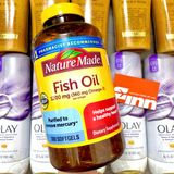  Viên uống bổ sung Omega 3 Nature Made Fish Oil 1200mg 300 viên 