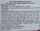  CTY - Sữa tắm Old Spice Timber Body Wash – Sandalwood + Cypress 532mL (18 FL OZ) 