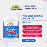  CTY - Viên uống bổ sung DHA cho bé Nature's Way Kids Smart Bursts High DHA Omega-3 Fish Oil 60 viên 