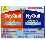  Tách lẻ viên uống cảm cúm Vicks DayQuil & NyQuil SEVERE Honey Cold & Flu Medicine 