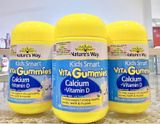  CTY - Kẹo bổ sung canxi và vitamin D3 cho bé Nature's Way Kids Smart 60 viên 