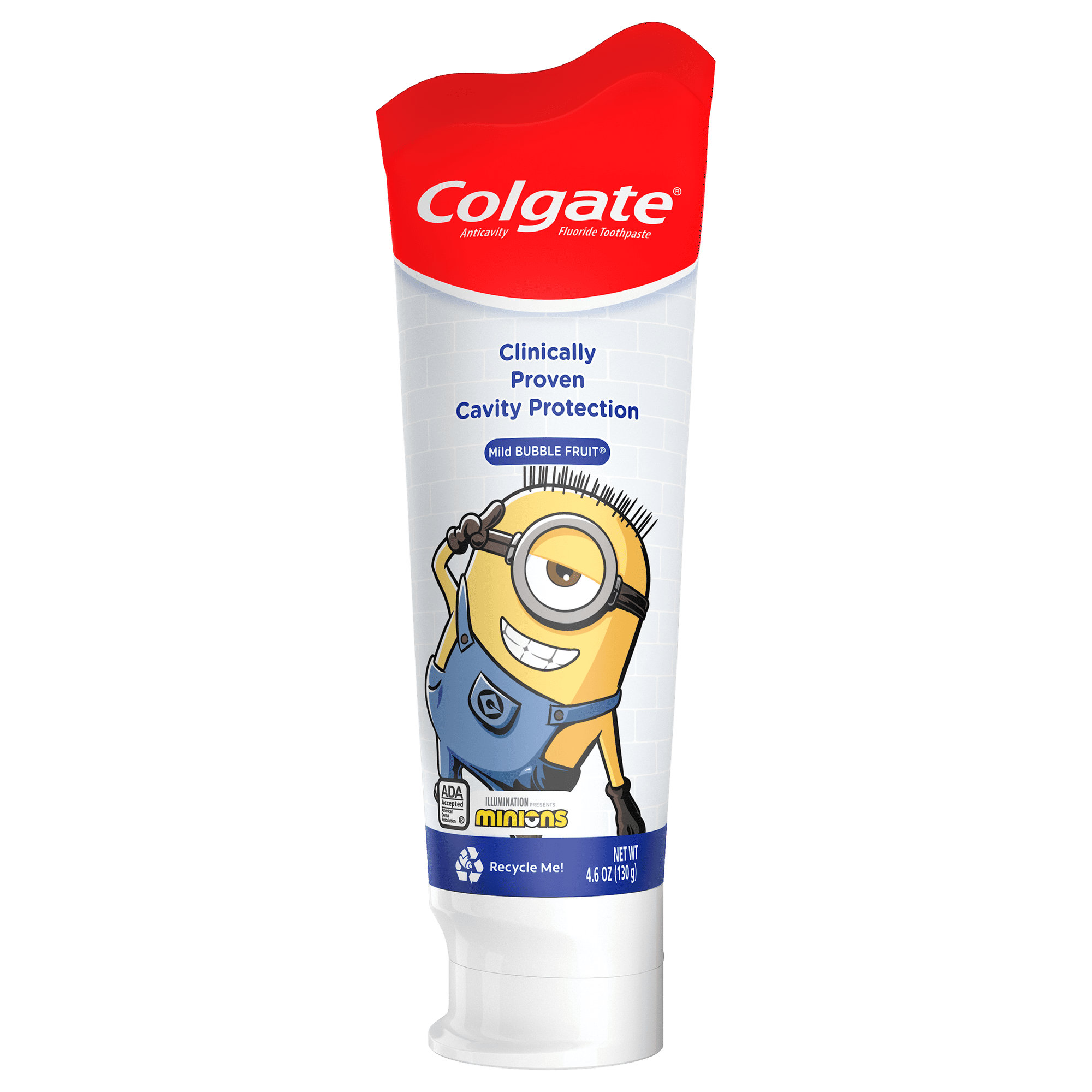  Kem đánh răng cho bé Colgate Kids Minions Toothpaste Mild Bubble Fruit 4.6Oz 130g 