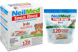  Hộp gói muối rửa mũi cho bé Neilmed Sinus Rinse Premixed Paediatric 120 gói 