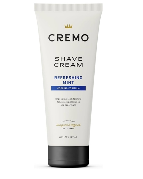Kem cạo râu làm mát Cremo Barber Grade Cooling Shave Cream 6Oz 177ml