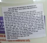  CTY - Sáp khử mùi Old Spice Wilderness Deodorant – Scent of Lavender Spring Water 3.0Oz 85g 