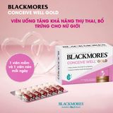  Viên uống bổ trứng Blackmores Conceive Well Gold Vitamin 56 viên 