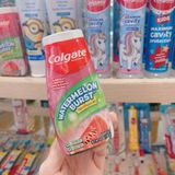  Kem đánh răng cho bé Colgate 2-in-1 Kids' Toothpaste and Anticavity Mouthwash - Watermelon Burst 4.6Oz 130g 